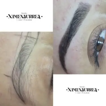 Maquillaje semipermanente con henna en cejas en Fusagasugá - Studio Ximena Urrea