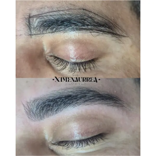 Depilación de cejas masculinas con cera para una apariencia limpia y natural