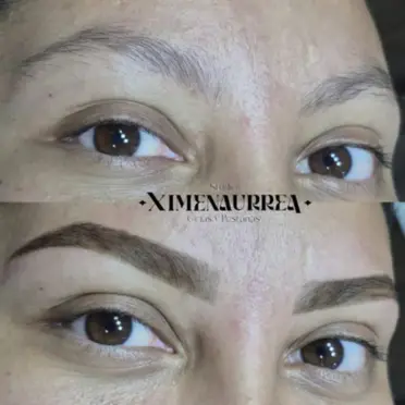Diseño profesional de cejas con henna en Fusagasugá